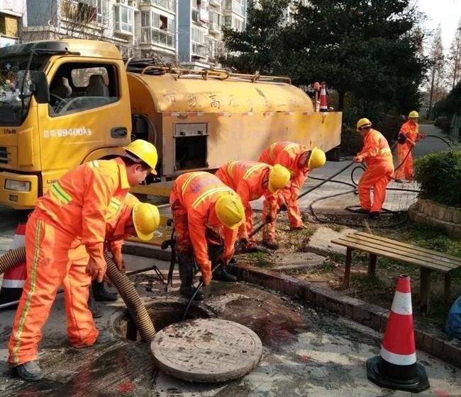 沔城回族镇市政管道清淤