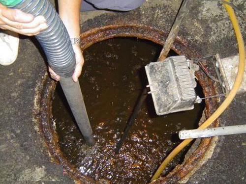 沔城回族镇隔油池清理